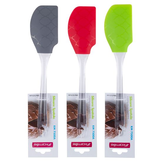 Лопатка кухонная силиконовая 26х5,5 см Kamille KM-7500A