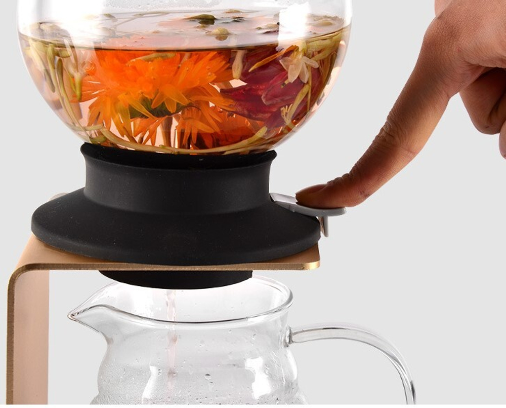 301079 Заварник "Пуровер" с пластиной, стекло