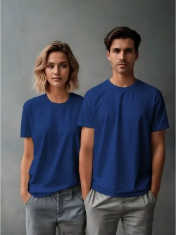 Футболка однотонная базовая хлопок унисекс Баракаттекс