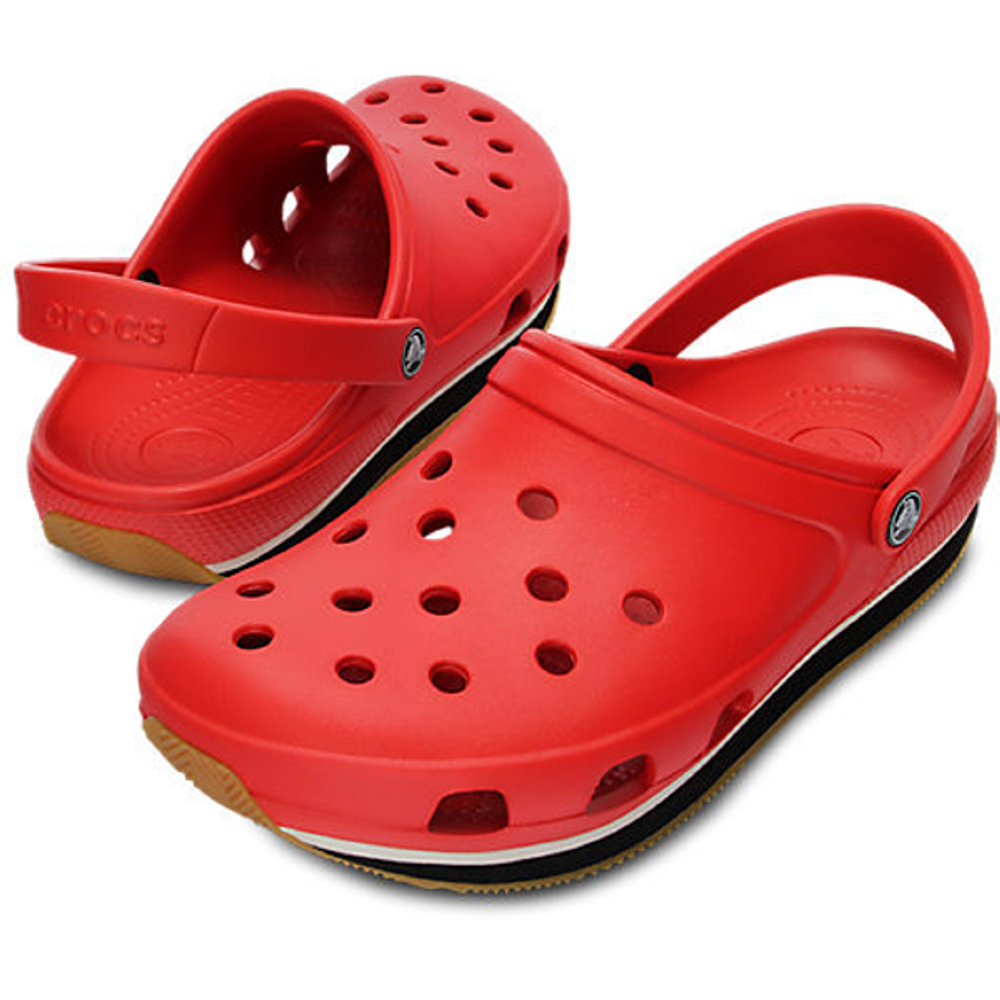 Dark red crocs hotsell