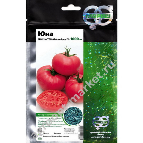 Юна F1 семена томата индетерминантного (Гавриш) – фото 2