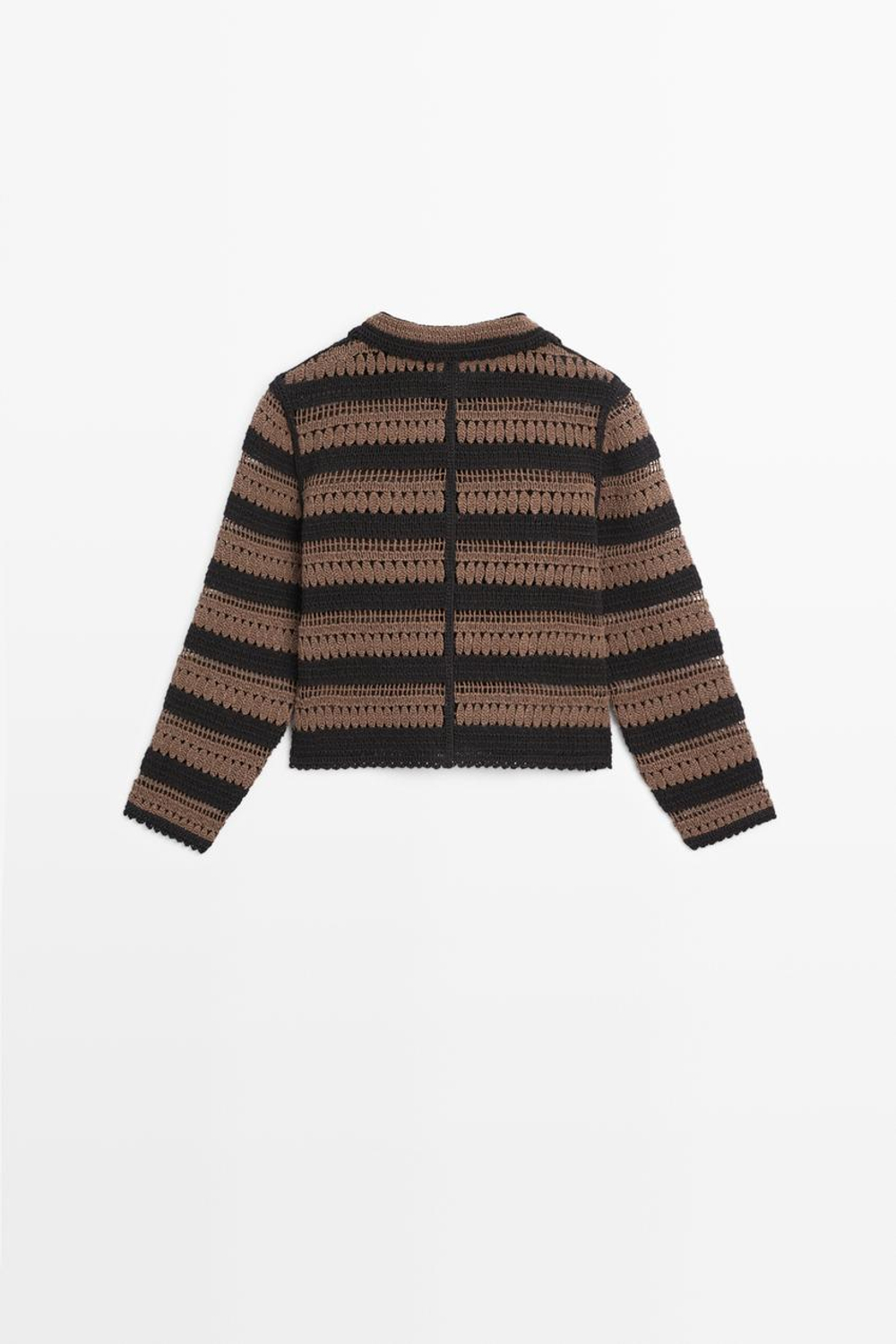 Massimo Dutti Короткая куртка, коричневый