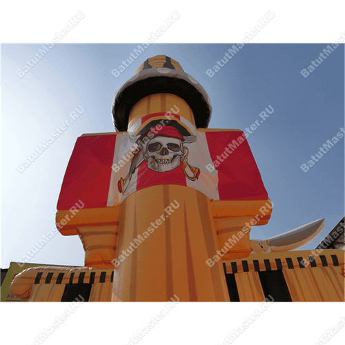 Коммерческий надувной батут "Корабль"