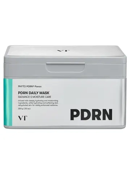 VT Cosmetics Набор тканевых масок с ПДРН для сияния кожи PDRN Daily Mask 30 шт
