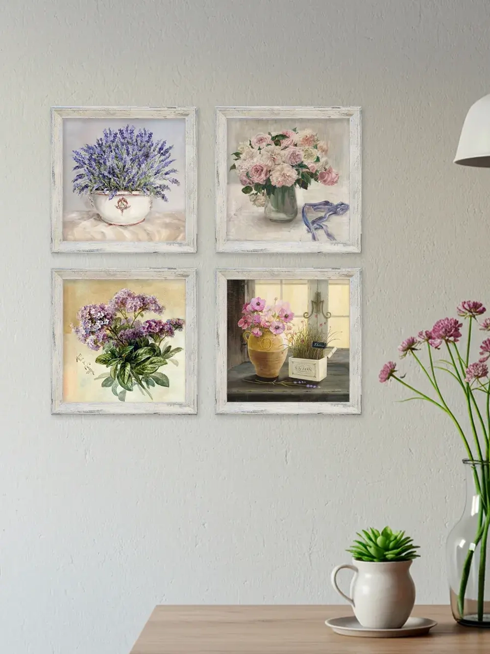 Картины на стену интерьерные на холсте 4 шт