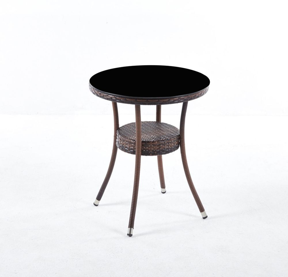 Стол из искусственного ротанга  Венеция D60 — Dark Brown