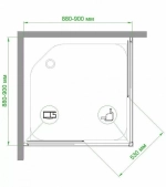 Душевой уголок Royal Bath RB90HPD-C 90х90 матовый