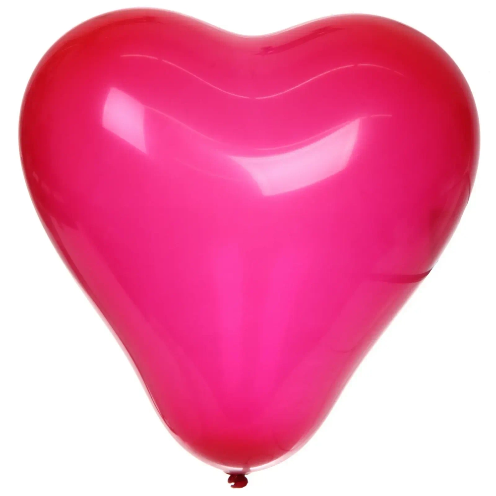 Воздушные шары»Сердце» 10»/25 см (набор 15 шт), белый/розовый/красный