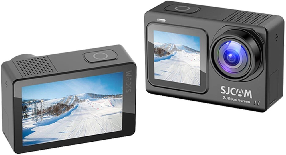 Экшн-камера SJCAM SJ8 DUAL-SCREEN, 12МП, 1200 мА·ч, черный