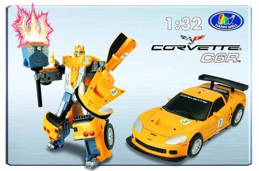 Купить Робот-трансформер Chevrolet Corvette C6R.