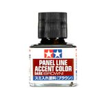 Краска для финальной отделки модели Tamiya, Accent Color, Темно-Коричневая (Dark Brown), смывка 40мл