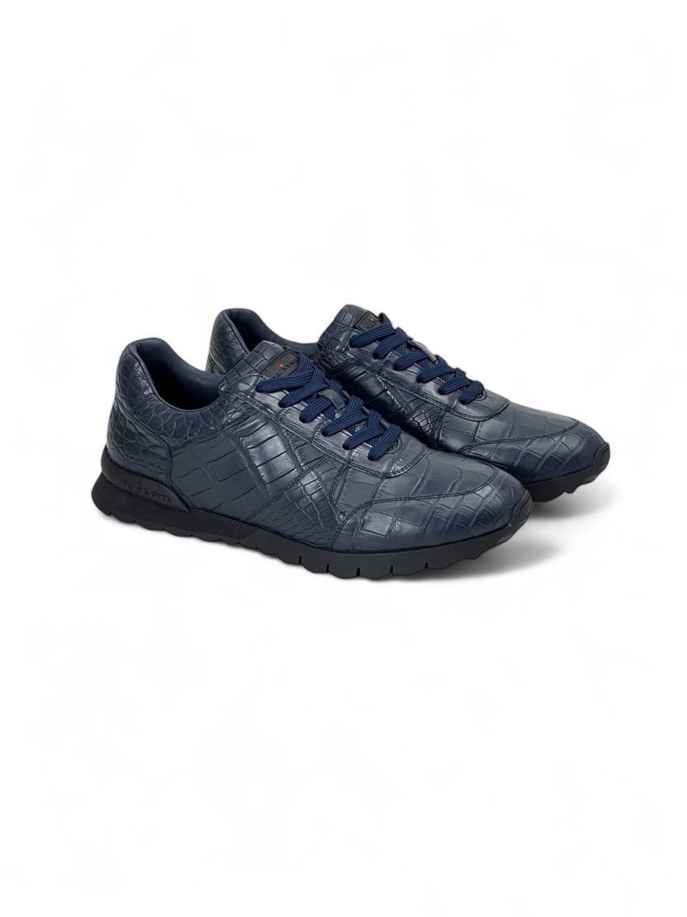 Кроссовки Kiton из кожи крокодила, арт. 475013187