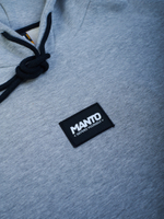 Худи MANTO LABEL OVERSIZE серая