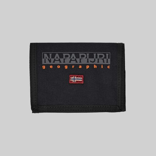 Кошелек Napapijri Hering Wallet 2 Black артикул:NA4GGR041 - купить в магазине Дайс