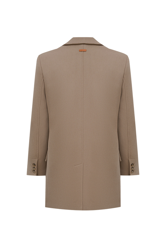 Жакет-пальто из шерсти