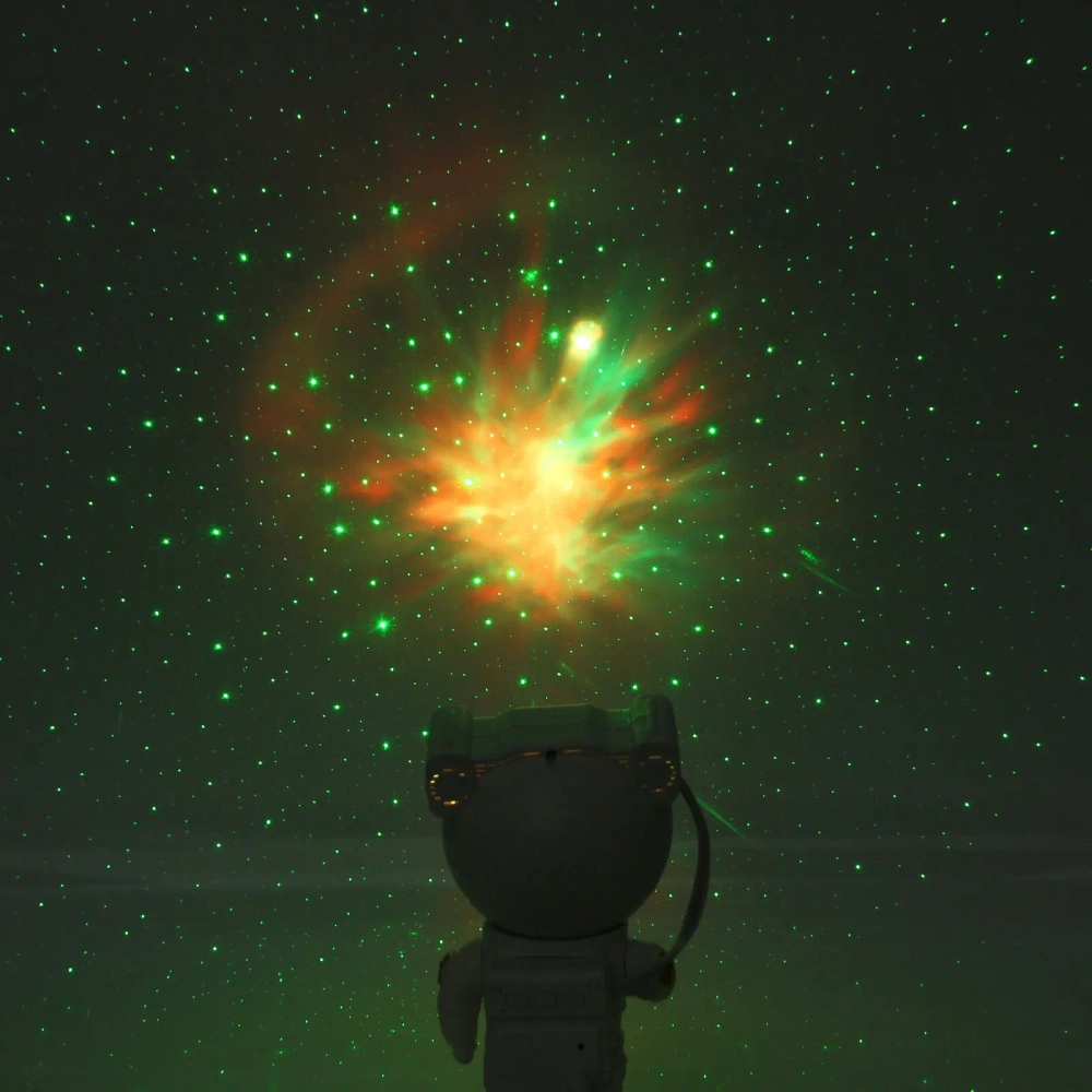 Световой прибор Лазер «В космос» 20*11,5*10 см, пульт д/у, питание от USB (DC)