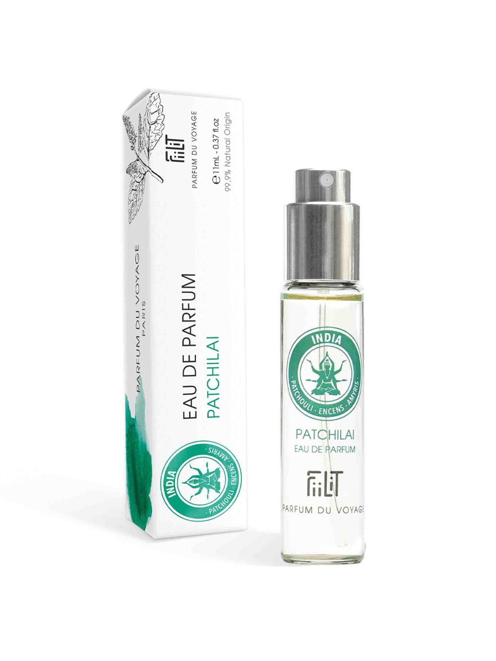 Fiilit Parfum Du Voyage PATCHILAI - INDIA unisex 11ml edp