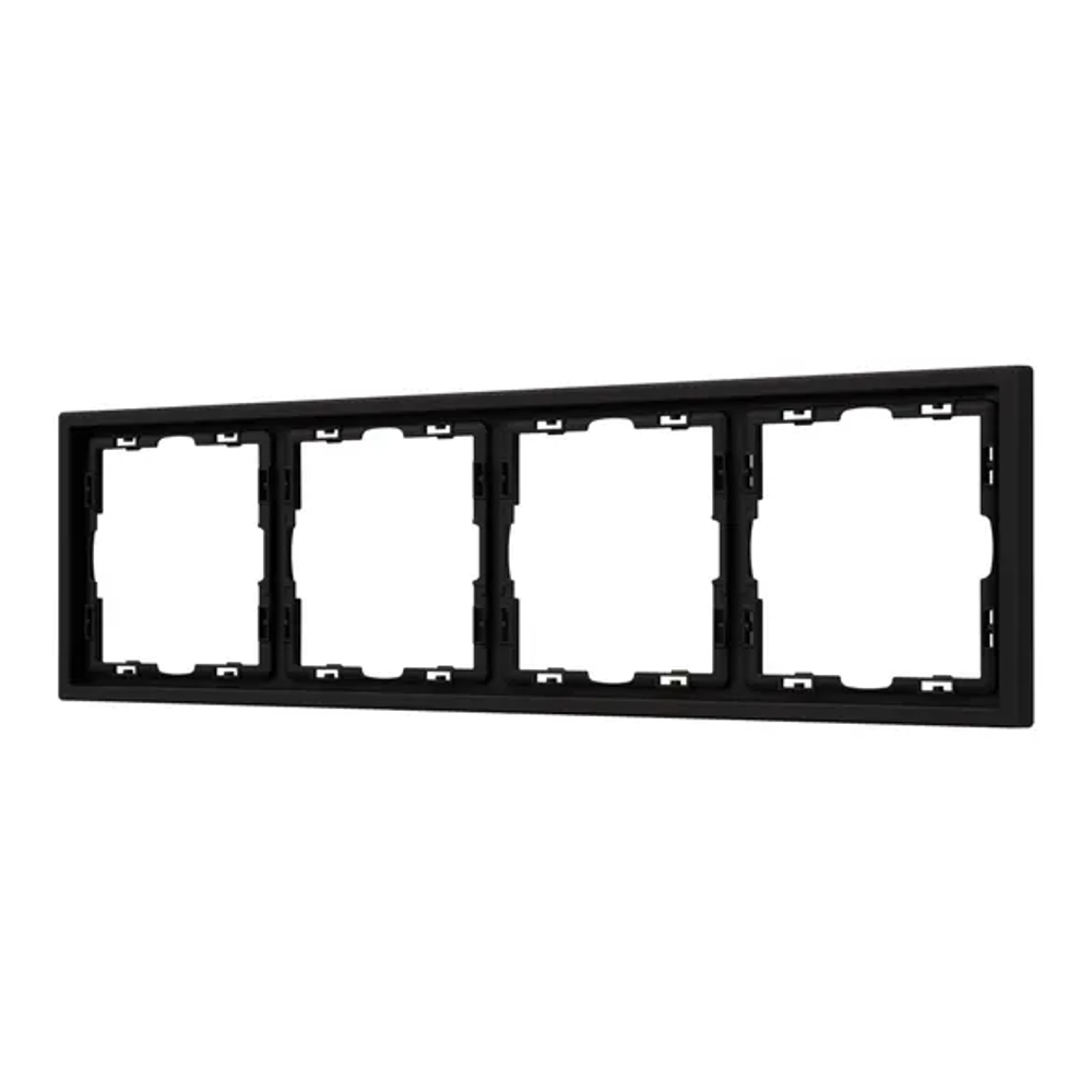 Рамка пластиковая FRM-NOBE-SFPL-4-BK (Arlight, -) 054224