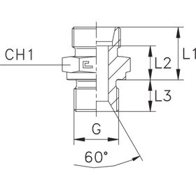 Штуцер FB DL10 BSP 3/8 (корпус)