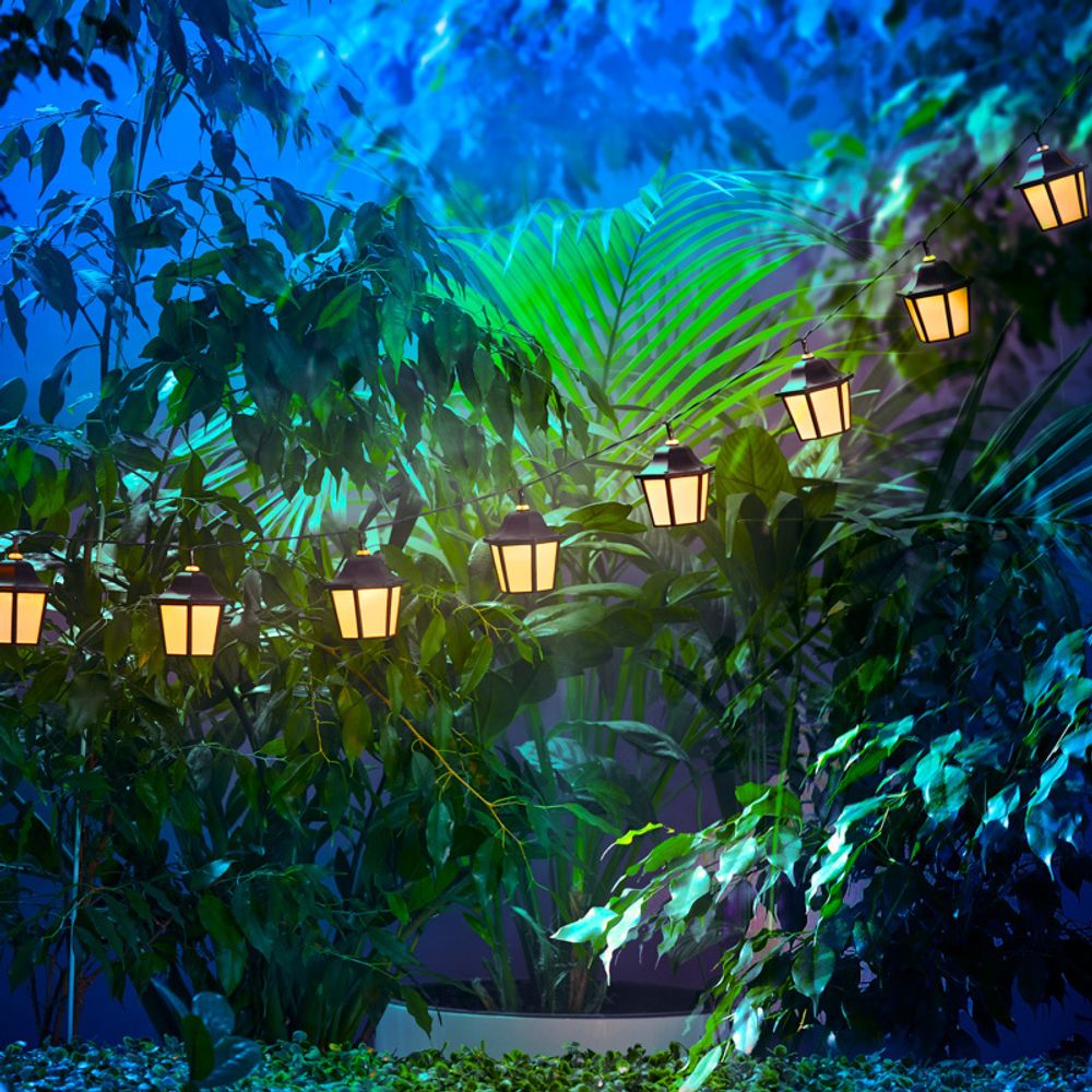 Гирлянда садовая Дэнлонг, 3000К, встроенный аккумулятор, солнечная панель, коллекция Пекин REXANT