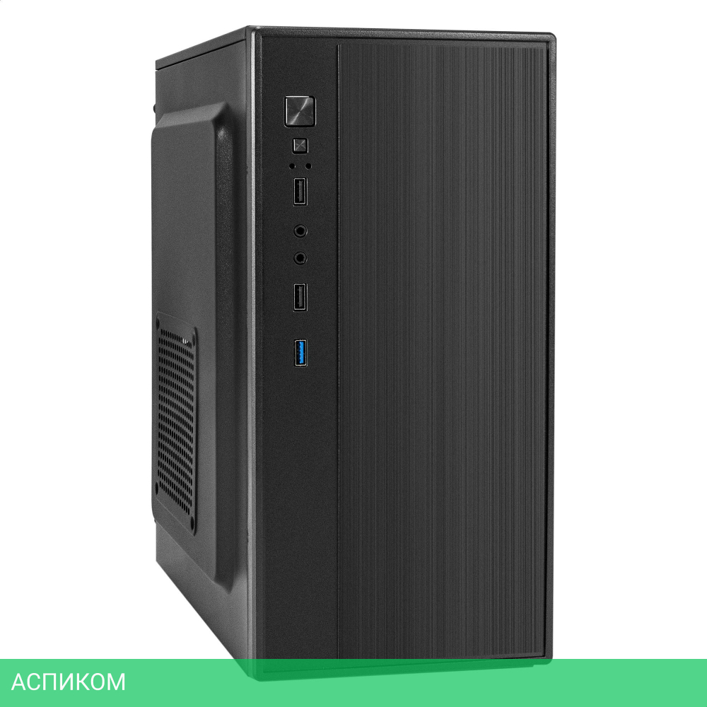 Корпус ExeGate BAA-408U без БП черный (EX298155RUS)