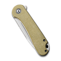 Складной нож CIVIVI Elementum сталь D2, рукоять Micarta оливковая