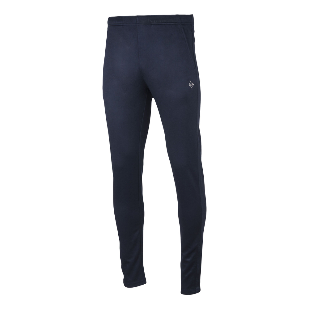 Мужские теннисные штаны Dunlop Knitted Training Pants Men - Dark Blue, White