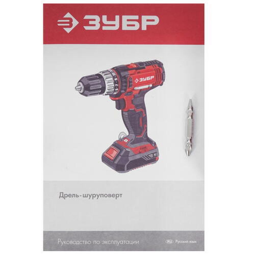 Дрель-шуруповерт аккум. ДШЛ-125-22 ЗУБР 12В, 2*2,0