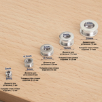 Люверс из нержавеющей стали, цвет золото