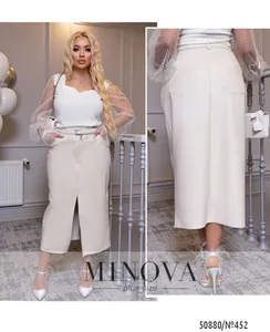 Юбка 452-бежевый Minova