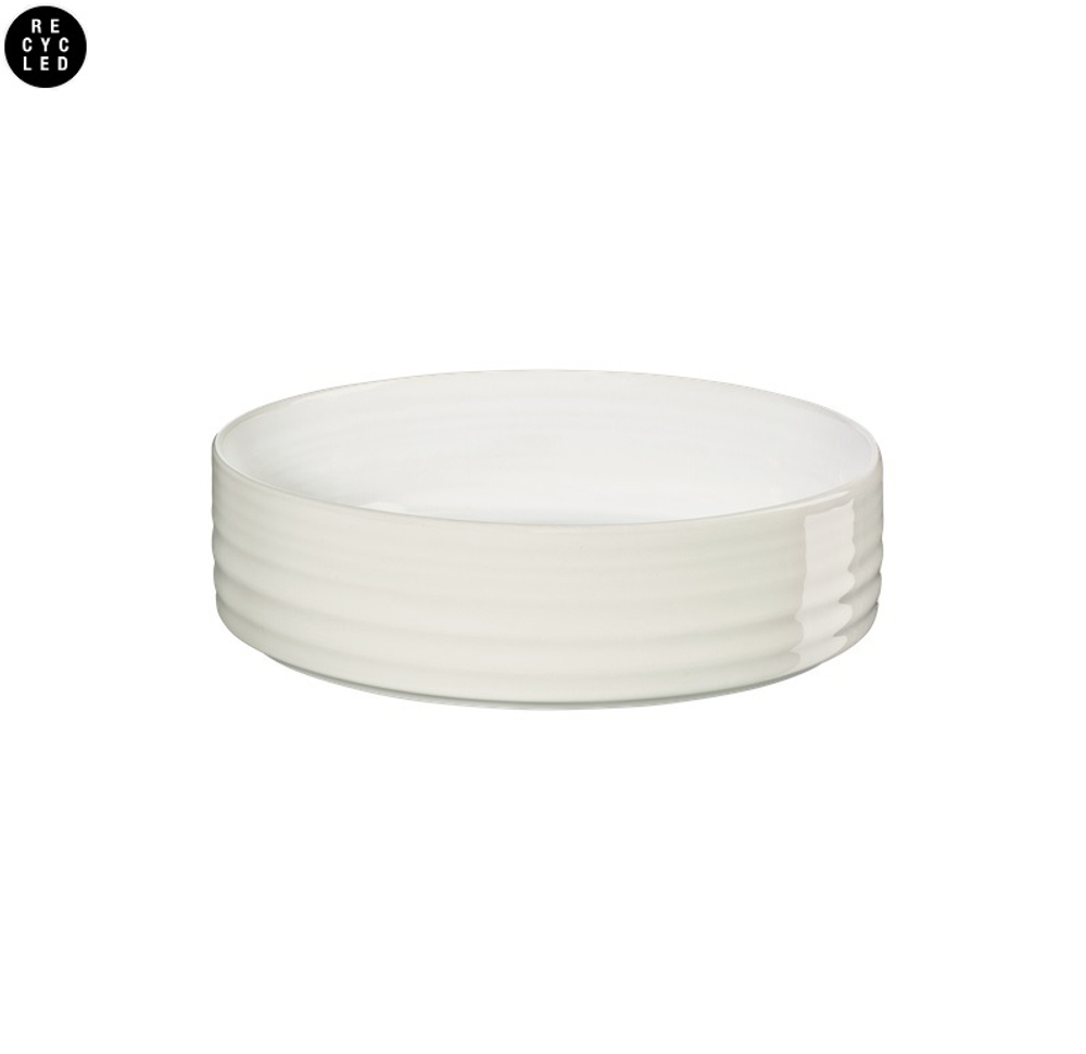 ASA Тарелка re:glaze sparkling white глубиной 19 см 36231198