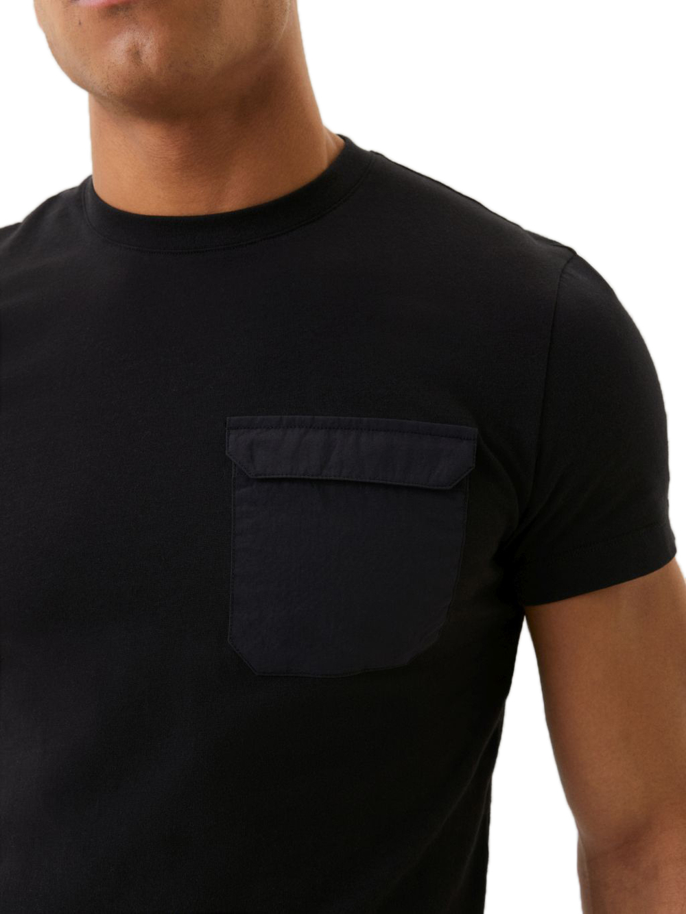 Футболка мужская теннисная Björn Borg Stockholm T-Shirt Pocket M - black beauty