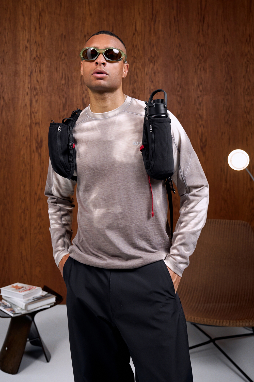 Лонгслив Nothomme Blue Monte Wool Temperature-Regulating Longsleeve "Fog Gray"