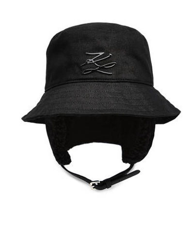 шапка k/autograph Karl Lagerfeld - черный(226W3413)