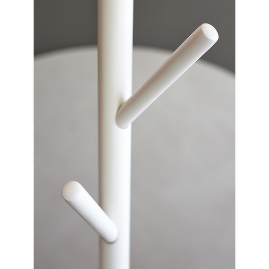 Вешалка напольная forsty, 173 см, белая