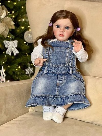 Кукла Реборн мягконабивная 60см в пакете (FA-610)