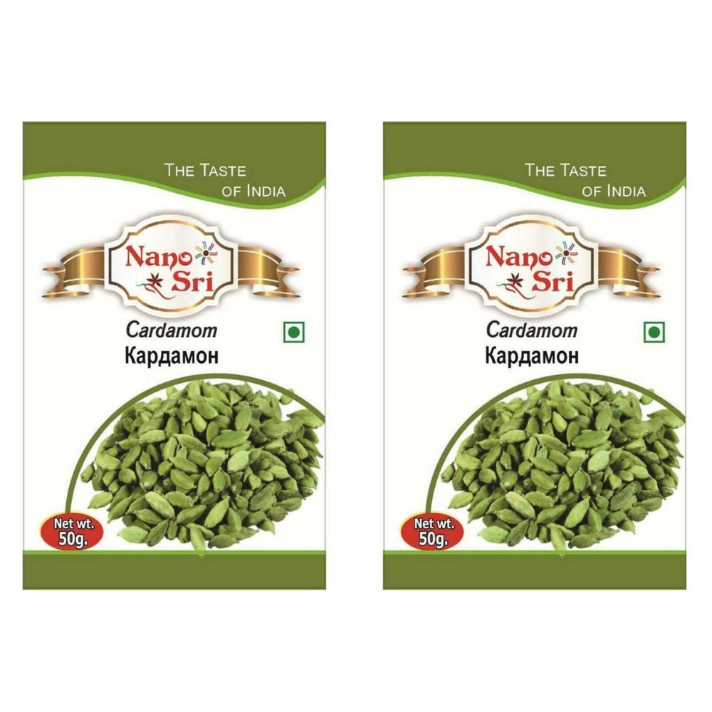 Кардамон Nano Sri Cardamom 50 г, 2 шт