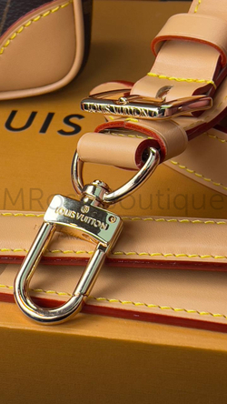 Мужская сумка Louis Vuitton Danube коричневого цвета с узором монограм