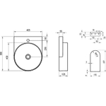 Раковина Ravak Yard 40 XJX0D240002 Черная матовая