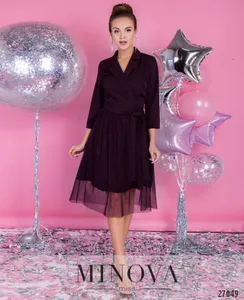 Платье 1124-сливовый Minova