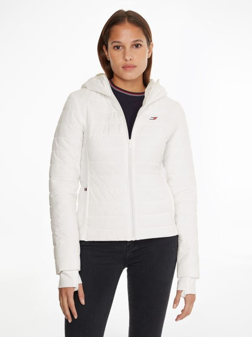 Padded slim fit jacket tommy hilfiger online