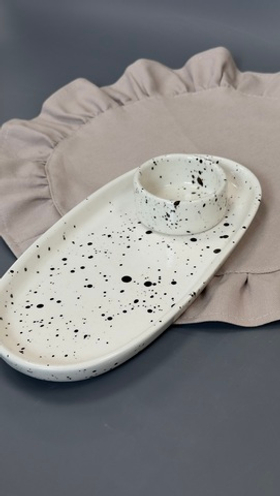 Тарелка овальная с бортом 26,5*12 см h 2,3 см MANPUPUNER