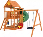 Детская площадка с горкой трубой