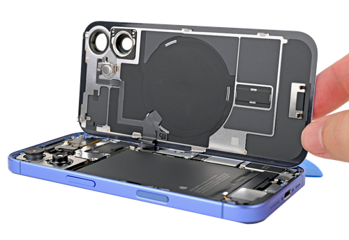 Замена заднего стекла на iPhone 16