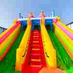 Коммерческий надувной батут «В гостях у дельфинов 2», 10*5*5 м