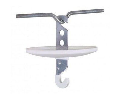 Розетка потолочная Hegel металл цвет белый