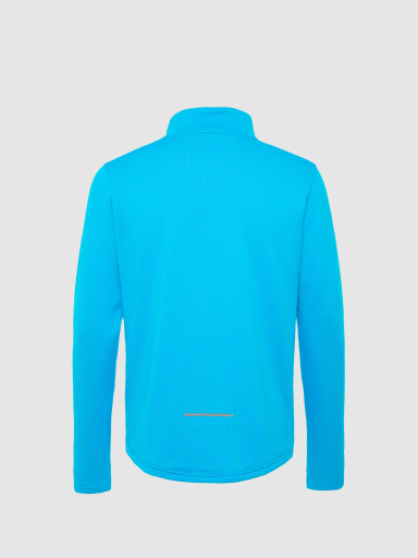 Зимняя беговая рубашка GRI Лонг 5.0 мужская голубая