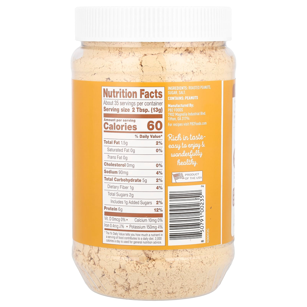 PB2 Foods, The Original PB2, арахисовая паста в порошке, 454 г (16 унций)