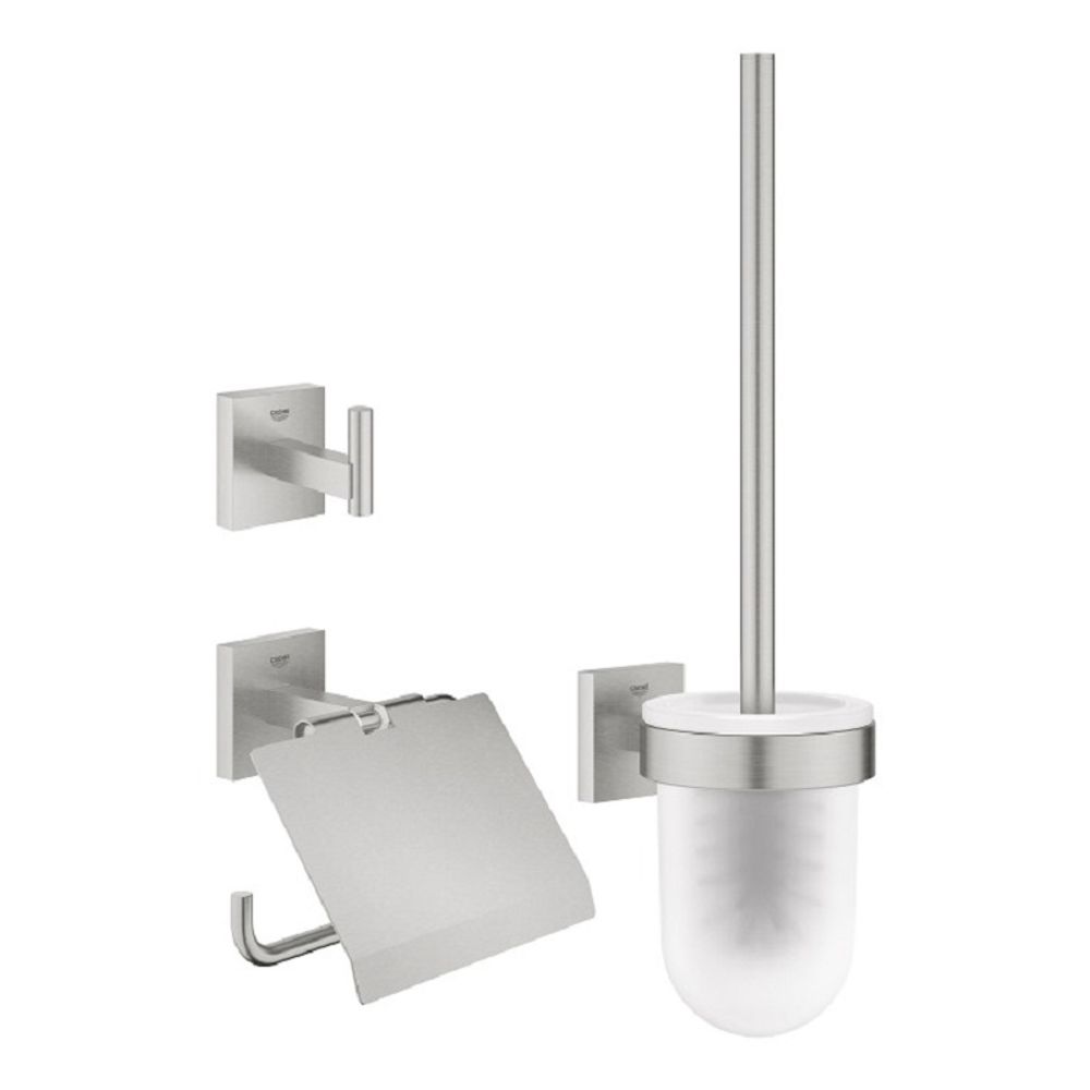 Набор аксессуаров GROHE Start Cube 3 в 1 (ёршик, крючек, держатель для бумаги) 41123DC0
