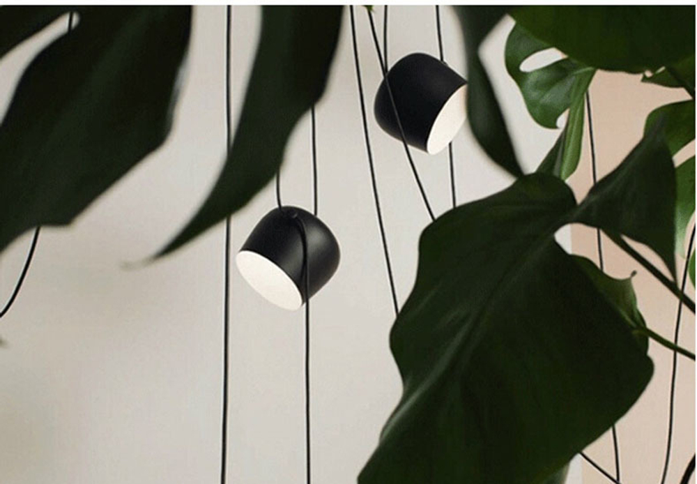 Pendant design lamp  AIM by Flos (4 lampshade ,  White)